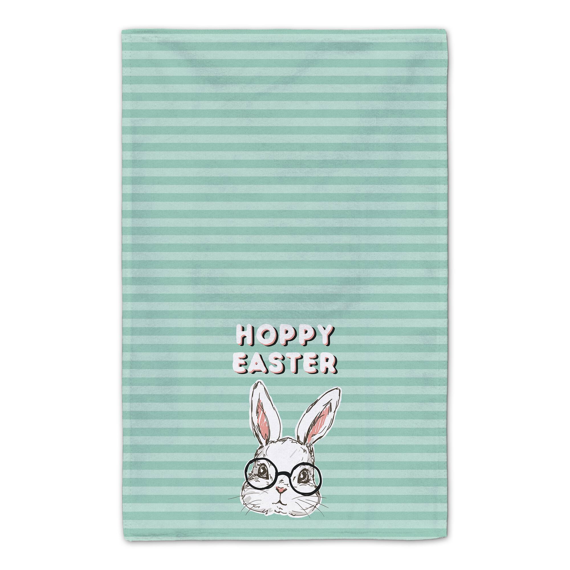 Bunny With Glasses 16" x 25" Tea Towel - Set of 2